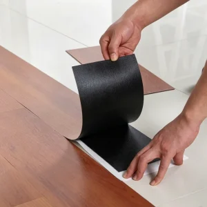Waterproof Anti-Slip 2mm 5mm Wood-Look LVT Self-Adhesive PVC Floor Tiles