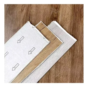 Waterproof Bathroom Floor Plastic Tiles PVC Adhesive Vinyl Plank Floor Flexible Flooring