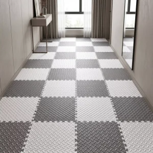 Waterproof EVA Foam Interlocking Play Mat Stain-Resistant Baby Crawling Floor Tiles Washable Easy-Clean Kids Puzzle Mat