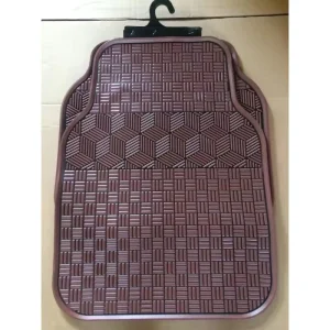 Waterproof Easy-to-Clean 20mm Thick 3-Piece Universal Rubber Latex Car Mat Set, Cut-to-Fit