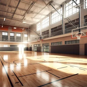 Waterproof Eco Friendly High Density Soft PVC Sports Flooring for Basketball and Multi Purpose Gyms