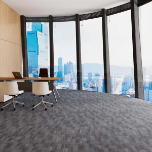 Waterproof Eco Friendly SPC Click Vinyl Flooring Carpet Pattern Office Office Building Flooring Home SPC Carpet Flooring