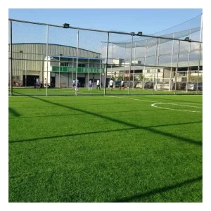 Waterproof Football Artificial Green Grass 50mm Soccer Turf Roll 60mm Height Synthetic Grass Carpet for Soccer Playing Area