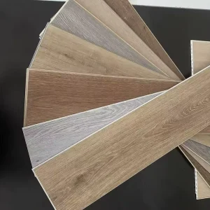 Waterproof Formaldehyde-Free SPC Stone-Plastic Click-Lock Flooring with Modern Wood Grain Design
