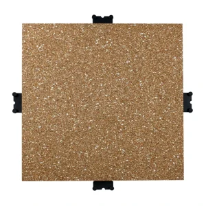 Waterproof Gym Mat Rubber Flooring Interlock Cork Gym Flooring Rubber Tiles for Lifting Zones