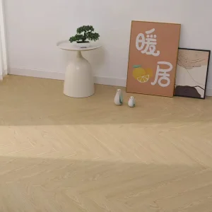 Waterproof Herringbone Flooring Natural Oak Texture for Bedroom Study Home Use Factory Direct
