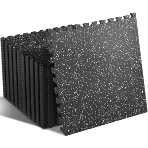 Waterproof High-Density Anti-Static Rubber Gym Flooring Mat, Soundproof and Washable