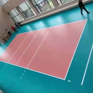Waterproof High Quality 3.5 8mm Thick Anti Skidding Safety Volleyball Court Mat PVC Indoor Sport Flooring