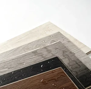 Waterproof Interlocking SPC Flooring 4-6mm Eco Vinyl Planks Anti-Slip Smooth Finish for Hospital Hotel Use Living Rooms