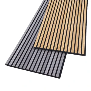 Waterproof Luxury Slatpanel 3d Modern Design Acoustic Wall Panel Interior Polyester Acoustic Panels