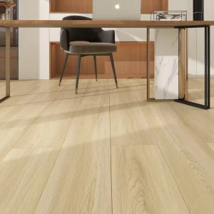 Waterproof MFB Flooring Mineral Fiber Click Lock AC4 Wear Layer Durable Planks for Kitchen Bathroom