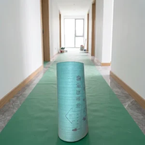 Waterproof Moisture Proof Thick Durable Plastic Floor Protection Film for Flooring and Tiles with Soft Hardness and Logo Option