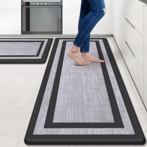 Waterproof Non-Skid Cushioned Anti-Fatigue PVC Kitchen Mat Set