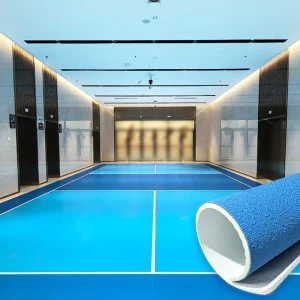 Waterproof & Non Slip Customizable Color Easy Install Indoor Outdoor Pickleball Courts Pvc Sports Flooring