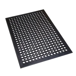 Waterproof Non-Slip Heavy-Duty Rubber Floor Mat Honeycomb Drainage Interlocking Anti-Fatigue Mat