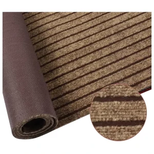 Waterproof Non-Slip Kitchen Mats and Rugs Polyester Ribbed TPR Set