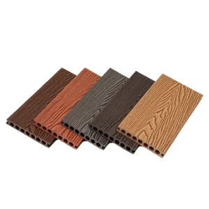 Waterproof Outdoor Decorative WPC Decking Floor Tiles Anti-Corrosion Wood Grain Surface Click Exterior Garden