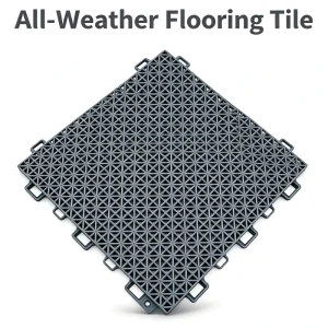 Waterproof PP Interlocking Modular Tiles Square Lock Grid for Kindergarten & Multi-Function Sports Venues
