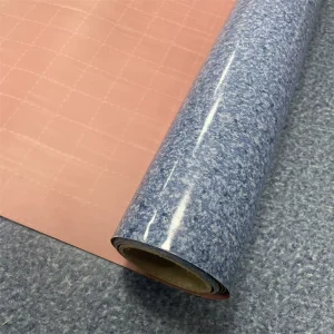 Waterproof PVC Linoleum Flooring with Stone Design for Commercial Offices