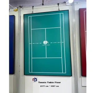 Waterproof PVC Rubber Tennis Court Floor Mat Sports Flooring