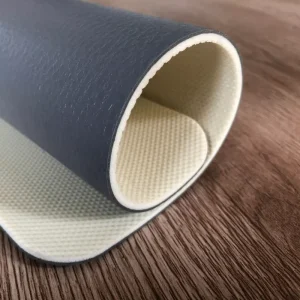 Waterproof PVC Vinyl Sports Flooring with Lychee Design Texture 4.5mm Thick for Basketball Made of Durable Plastic