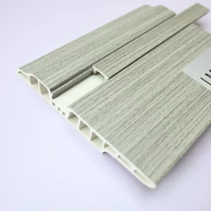Waterproof PVC/WPC/Wood Skirting Flooring for Hotel, Apartment, Bathroom, and Bedroom Use