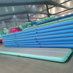 Waterproof Portable Customizable Inflatable Exercise Mat Air Gym Mat Tumble Track Non-Slip Mat for Gymnastics