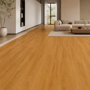 Waterproof SPC Flooring Wood Grain Luxury Vinyl Plank Click Lock Flooring for Residential Interior Decoration