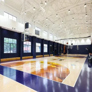Waterproof Solid Maple Hardwood Basketball Flooring Soft Sports Flooring for Indoor Venues and Badminton Courts