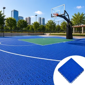 Waterproof TPE Modular Outdoor Floor Tiles for Playgrounds, Sports Courts, and Kindergartens