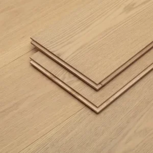 Waterproof UV-Coated Solid White Ash Wood Flooring for Indoor Residential and Commercial Spaces