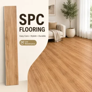 Waterproof Vinyl Floor Roll SPC Stone Plastic Composite Board Scratch-Resistant Matte Finish for Apartments