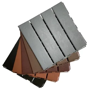 Waterproof Wood Composite Interlocking Decking Tiles for Outdoor Patio Garden Terrace and Yard