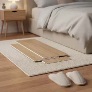 Waterproof Wooden Vinyl Plank Floor European Design Indoor PVC Plastic Flooring