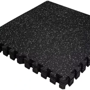 Wear-Resistant 15mm PE Rubber Gym Mats for Tennis Sports Flooring