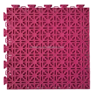 Wear-Resistant Elastic Tennis Court Synthetic Removable Volleyball Floor