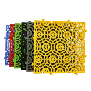 Wear-Resistant Heavy Duty Garage Floor Tiles Interlocking Modular Replacement PP Flooring for Warehouse