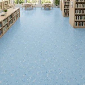 Wear Resistant Heterogeneous PVC Flooring Sheet Waterproof PVC Roll Flooring for Commercial Projects