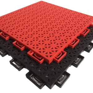 Wear-Resistant Outdoor PP Plastic Interlocking Badminton Court Floor Tiles