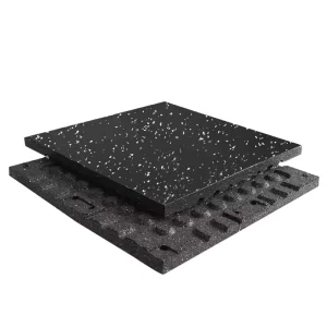 Wear-Resistant Rubber Gym Flooring Mat with Shock Absorption