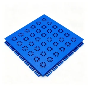 Wear-Resistant TPE Interlocking Playground Tiles Happiness Flower for Kindergartens and Sports Fields