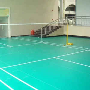 Wear Resistant and Non Slip Seamless Acrylic Badminton Court Sports Flooring Environmentally Friendly and Non Toxic