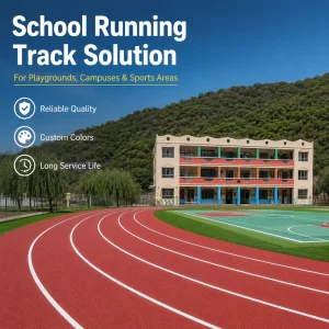 Wear-resistance Eco-Friendly Outdoor Running Race Flooring Track Field EPDM Rubber SBR Granule Material Pavements Sports