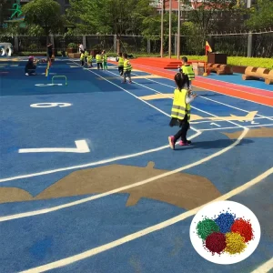 Weather Resistant EPDM Granules Rubber Content 10% 13% 15% Cushion Sports Court Running Track Safety Flooring
