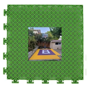 Weather Resistant Modular Plastic Sport Court Tiles Outdoor Basketball Pickleball Court Flooring UV Protected Slip Resistant
