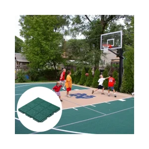 Weather Resistant Multi Game Sports Surface Premium Court Flooring for Basketball Tennis Padel and Outdoor Play Areas