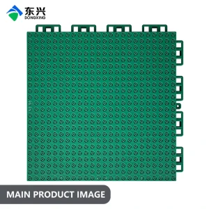Weather Resistant Plastic Outdoor Pickleball Court Flooring Interlocking Shock Absorption Eco-Friendly Portable Floor Tiles