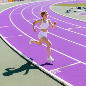 Weather Resistant Running Track Long Lasting Rubber Material Withstands Extreme Conditions