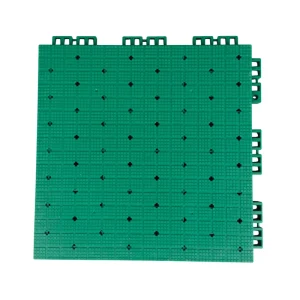 Weatherproof TPE Interlocking Outdoor Sports Court Flooring Tiles for Pickleball and Gym
