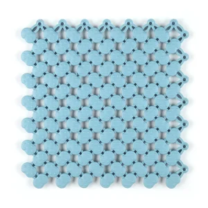 Wet Area Mat Anti-Slip Drainage TPE Interlocking Sports Floor Tiles for Swimming Pool, Spa, Sauna, and Dressing Room